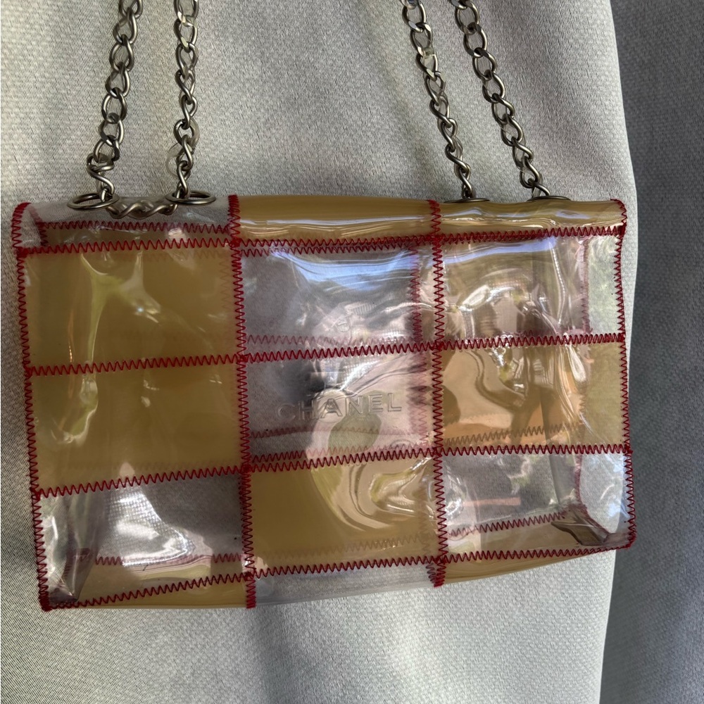 Authentic Chanel Matelasse Patchwork Flap Bag Pvc… - image 5